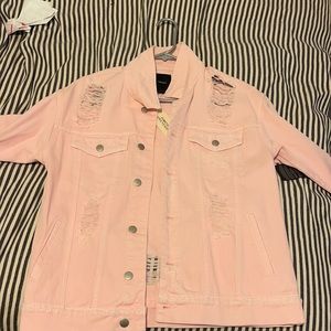 baby pink jacket never worn💕